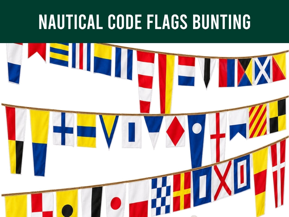 Nautical Code Flags Bunting – Flags Ireland Prospect Design