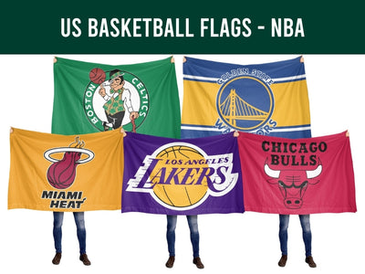 US Basketball Flags NBA