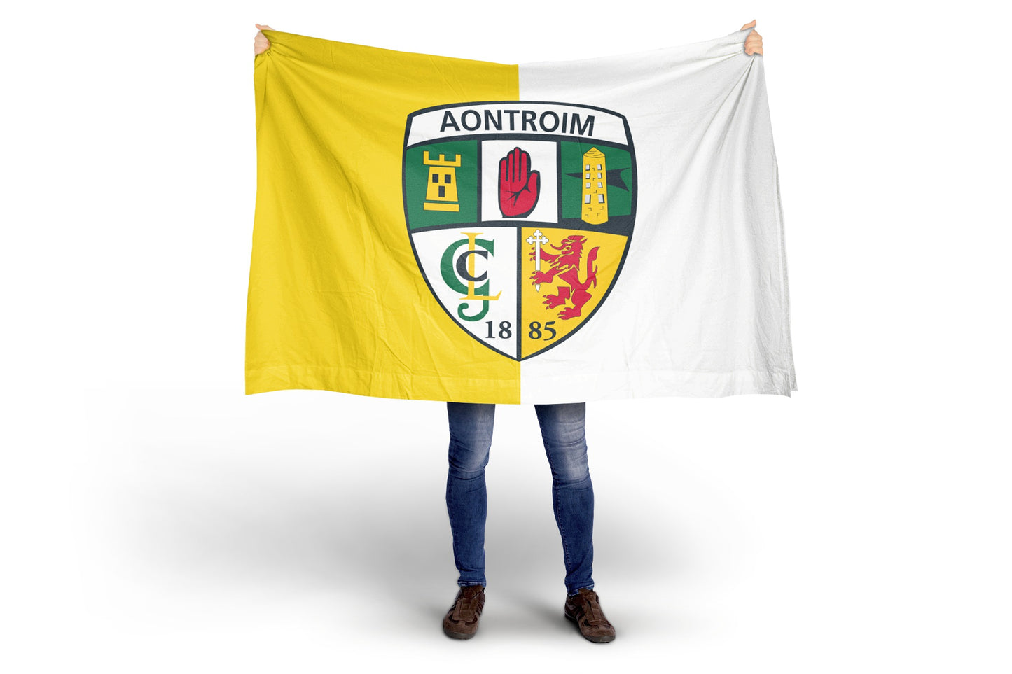 Antrim GAA Crest Flag