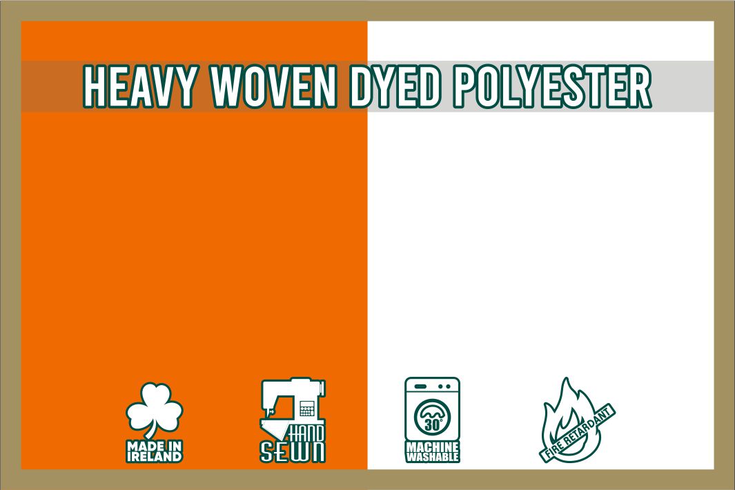 Orange-weiße Flagge