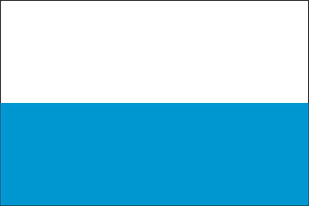 Bandeira listrada 'Sreifenflagge' da Baviera