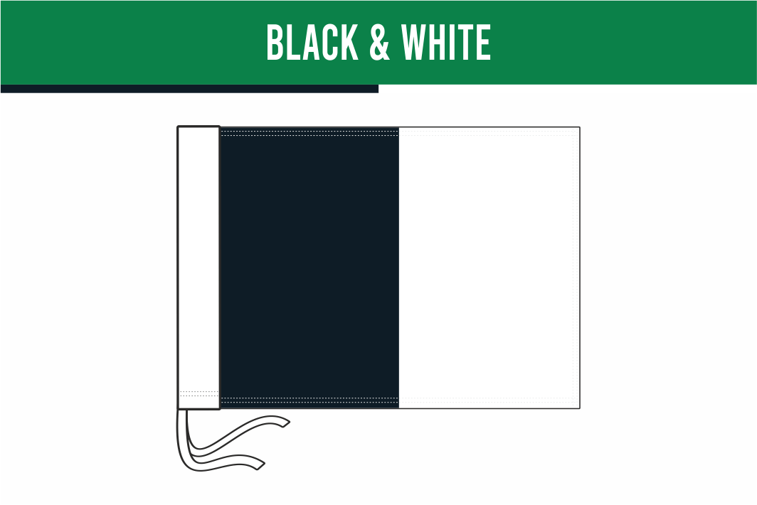 Plain & Colour Combination Corner & Pitch Side Flags