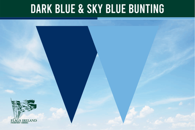Blue(Dark Royal) & Sky Blue Colour Bunting