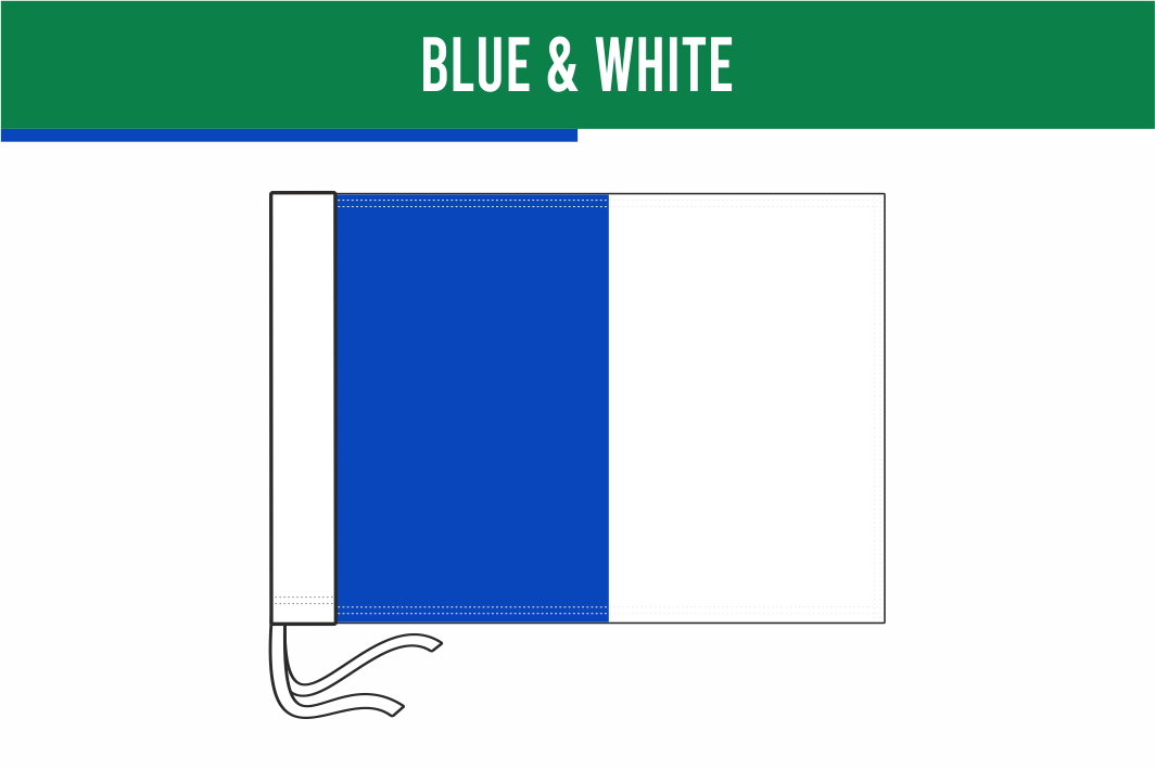 Plain & Colour Combination Corner & Pitch Side Flags