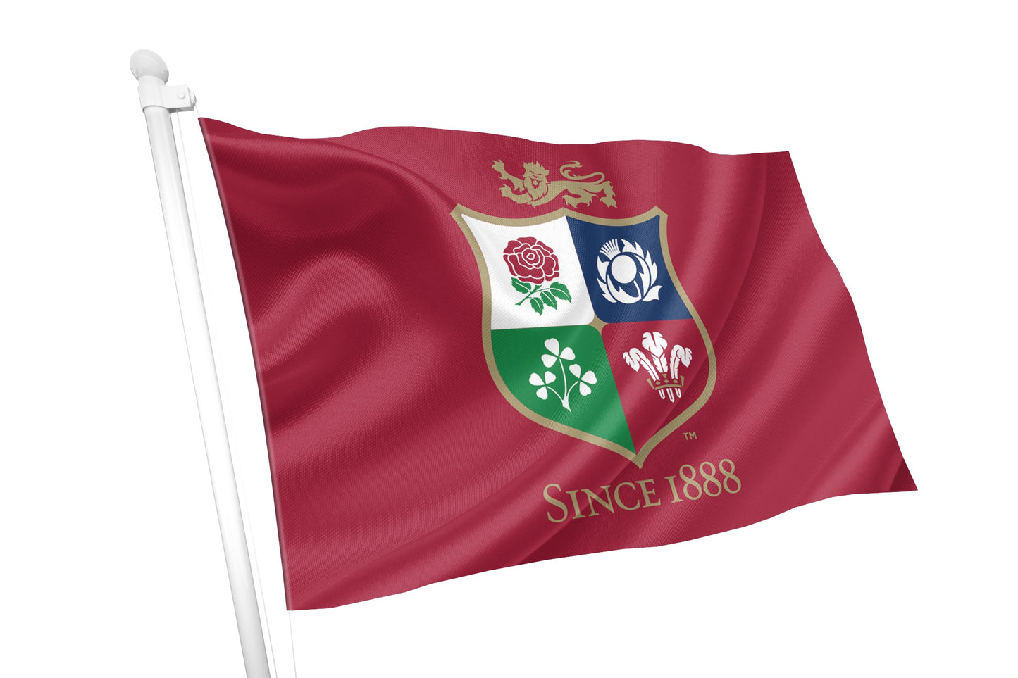 Irland-Rugby-Wappenflagge