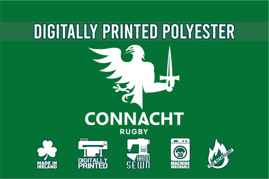 Irland-Rugby-Wappenflagge