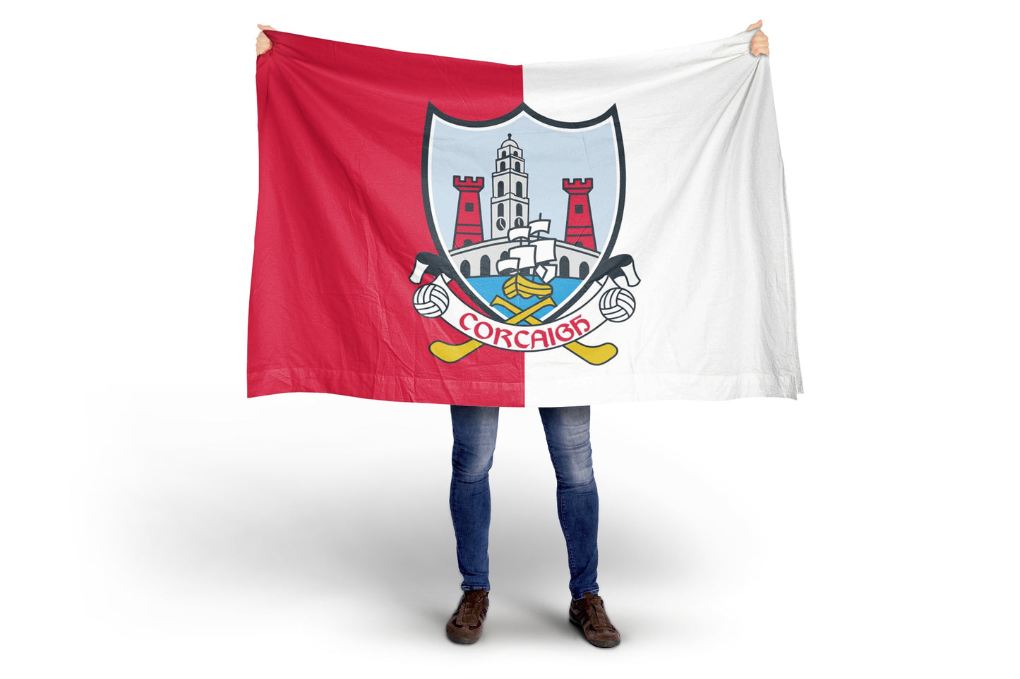 Bandeira com crista GAA em cortiça