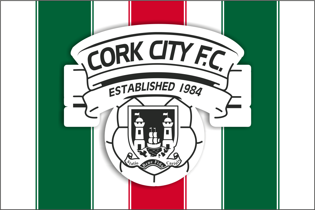 Cork City FC Retro 1994 Crest Flag