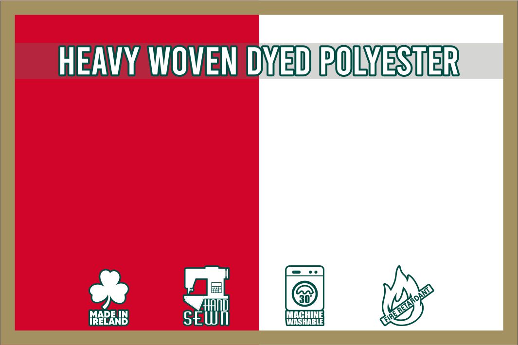 Red & White Coloured Flag