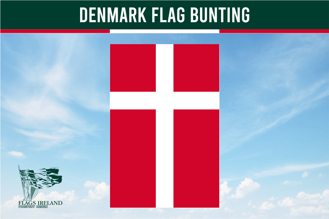 Denmark Flag Bunting