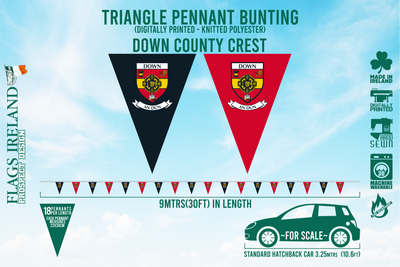 Down County Crest Bunting