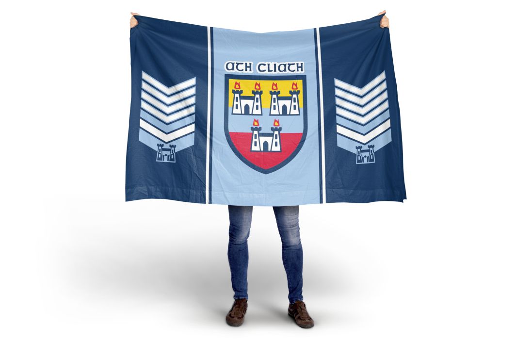 Dublin 1991 Retro GAA Wappenflagge