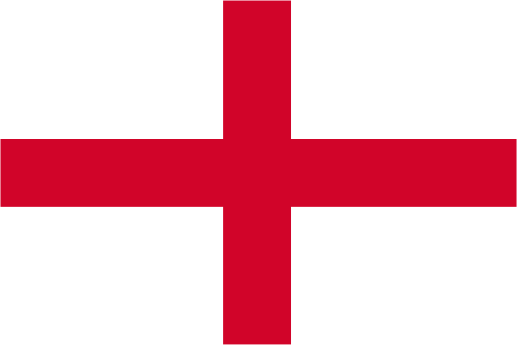 Inglaterra - Bandeira St. Georges Cross Handwaver