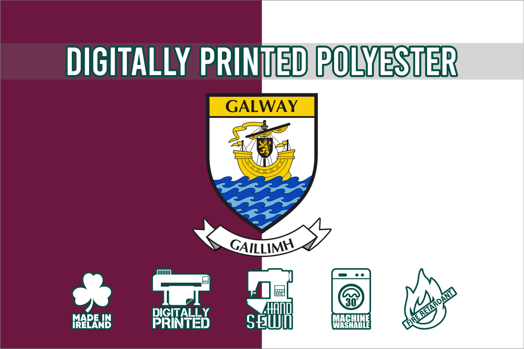 Galway County Crest Flag