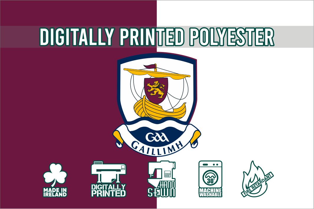 Galway GAA Wappenflagge