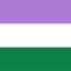 Genderqueer Pride Hand Waver Flag