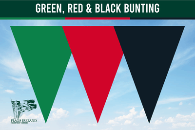 Green(National), Red & Black Colour Bunting