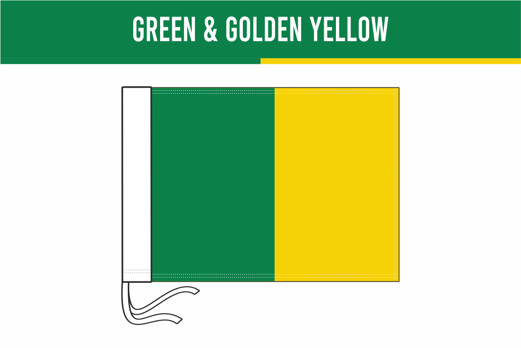 Plain & Colour Combination Corner & Pitch Side Flags