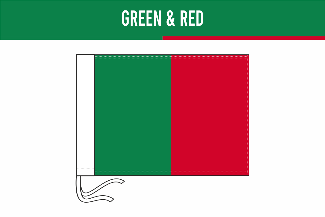 Plain & Colour Combination Corner & Pitch Side Flags