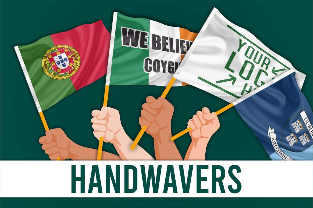 Personalised Logo Handwaver Flag