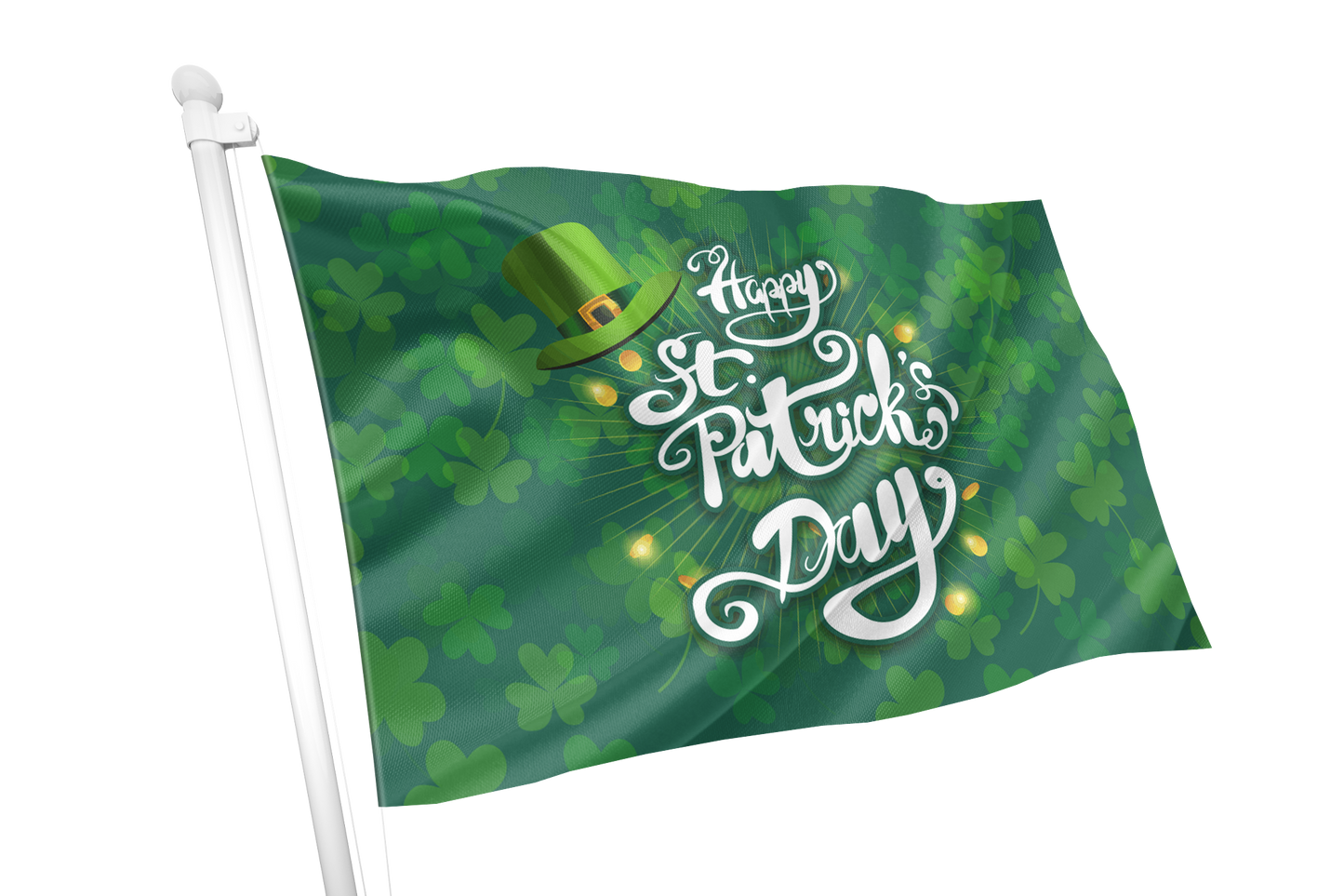 Bandeira com crista de rugby da Irlanda