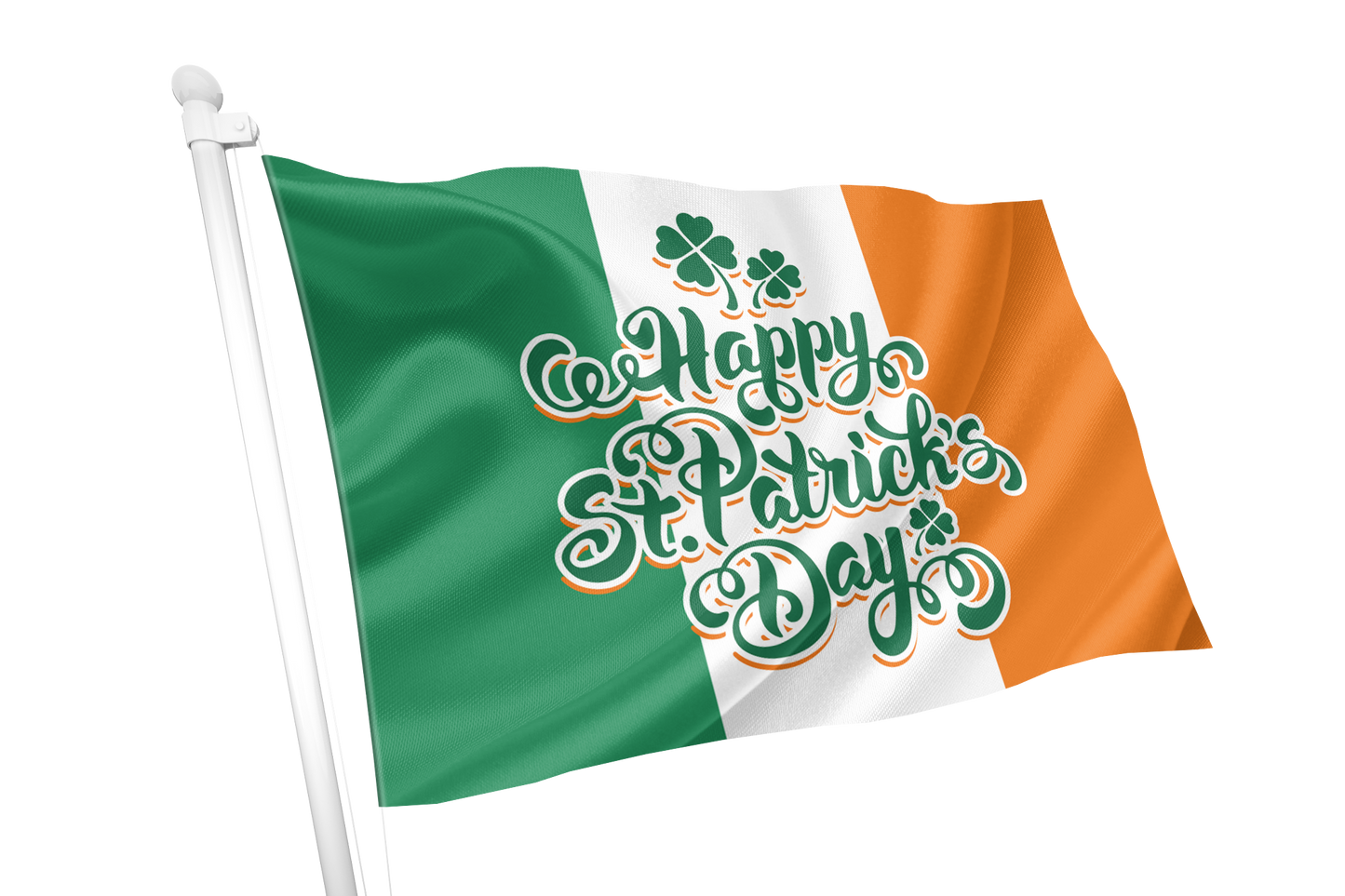 Irland-Rugby-Wappenflagge