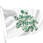 'Happy St. Patrick's Day' White Flag