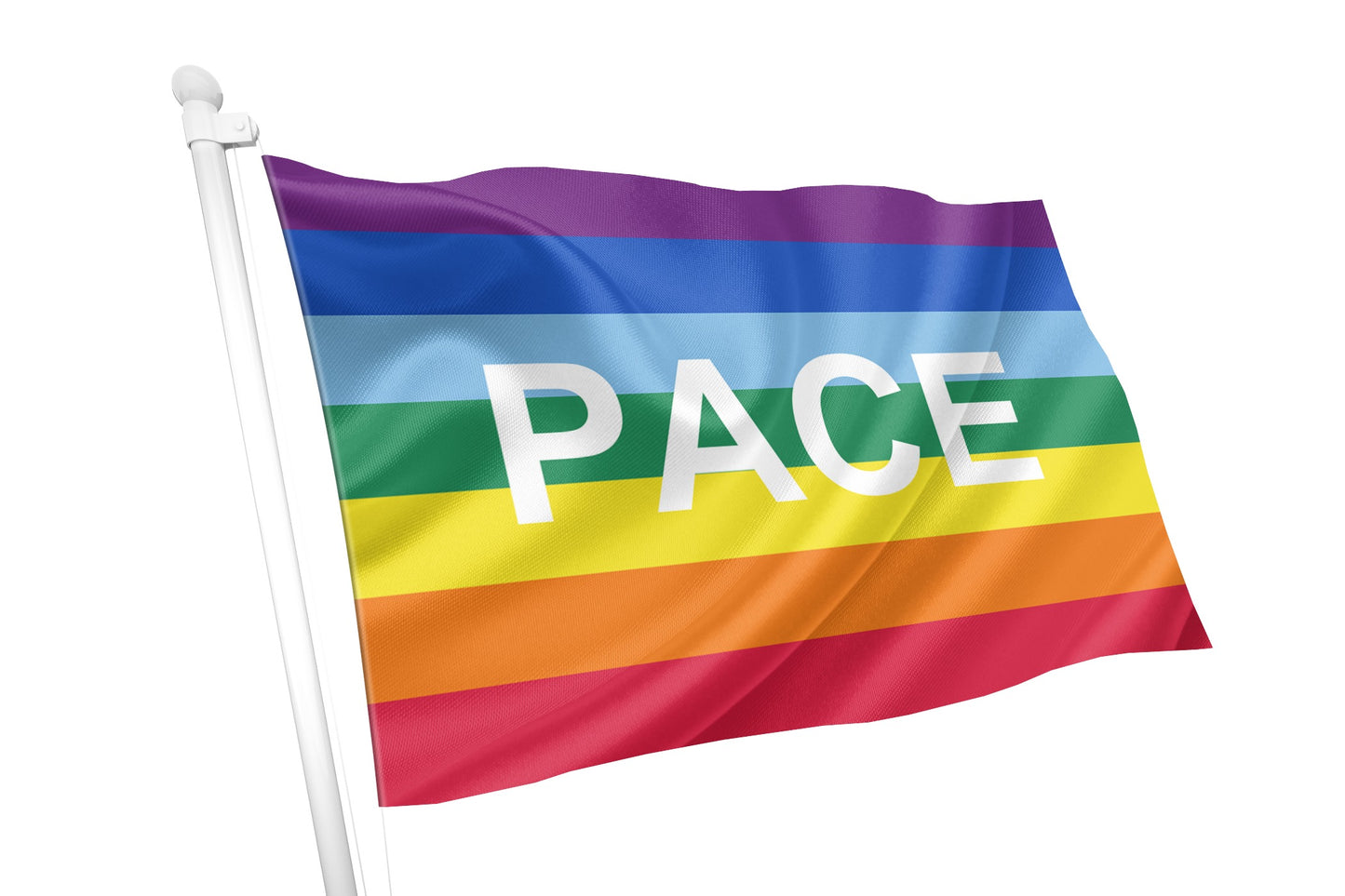 PACE Peace Flag – International Rainbow Flag for Peace