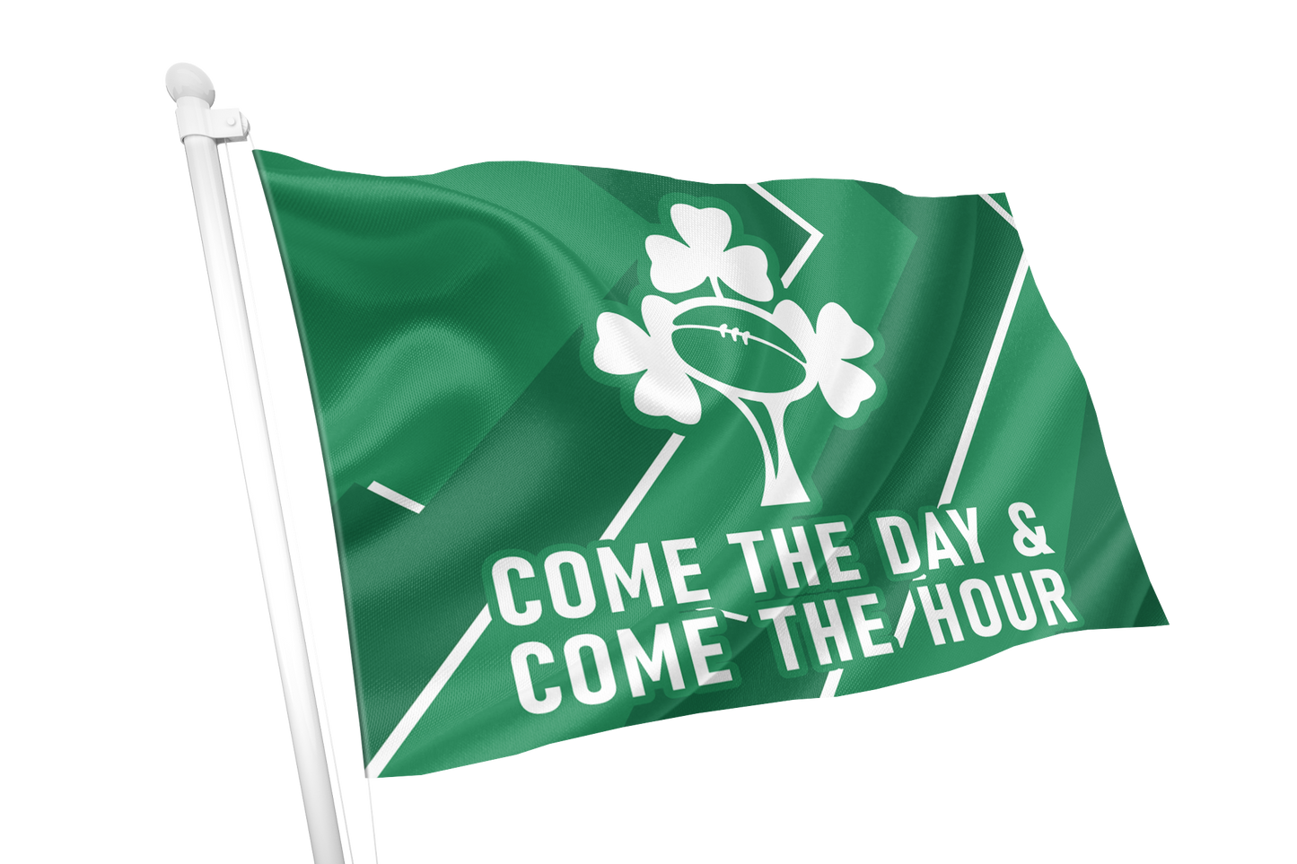 Irland-Rugby-Wappenflagge