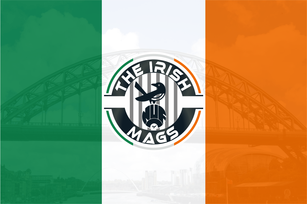 Irish Mags Crested Tyne Bridge Handwaver Flag