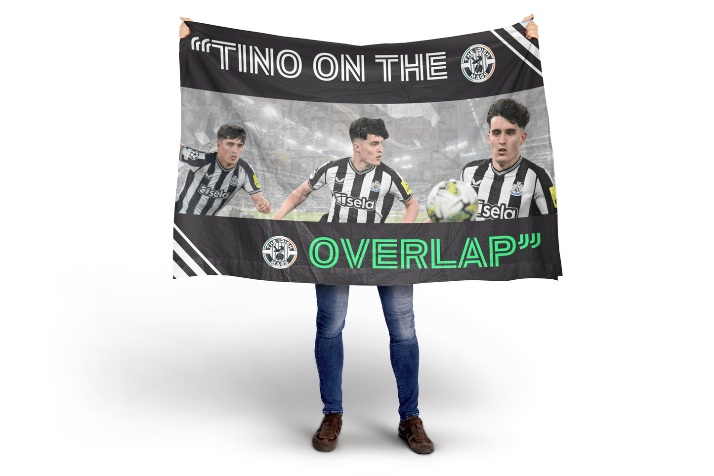 Irish Mags - Tino On the Overlap Flag