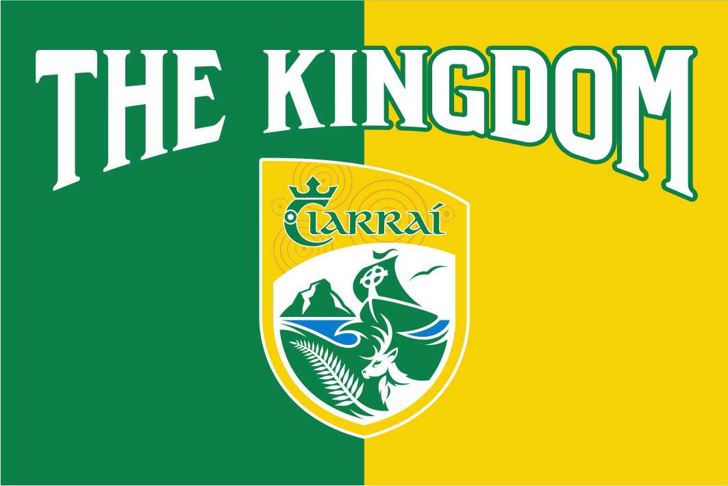 Kerry GAA Wappen „The Kingdom“ Flagge