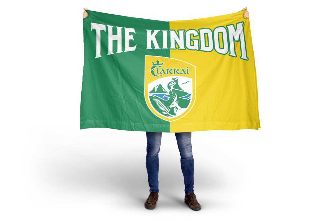 Kerry GAA Wappen „The Kingdom“ Flagge