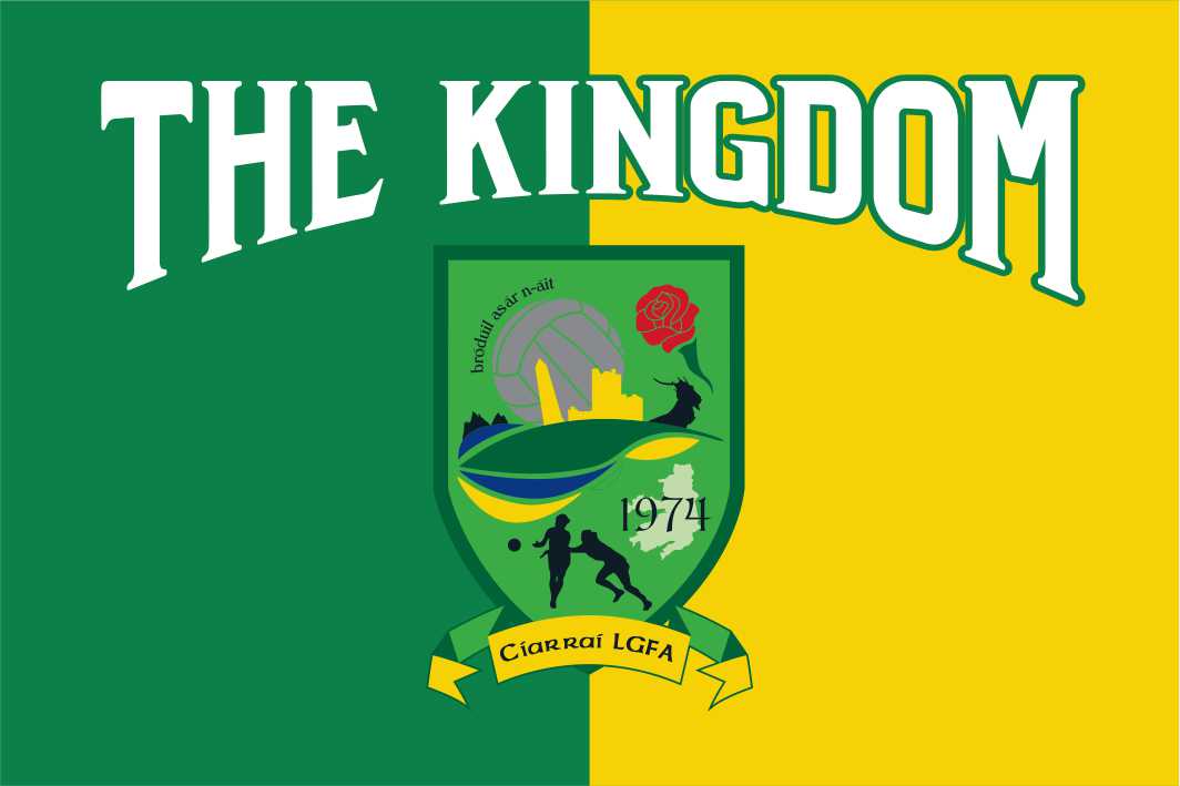 Kerry LGFA Crista Bandeira 'O Reino'