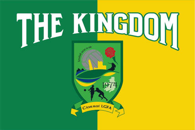 Kerry LGFA Crest 'The Kingdom' Flag