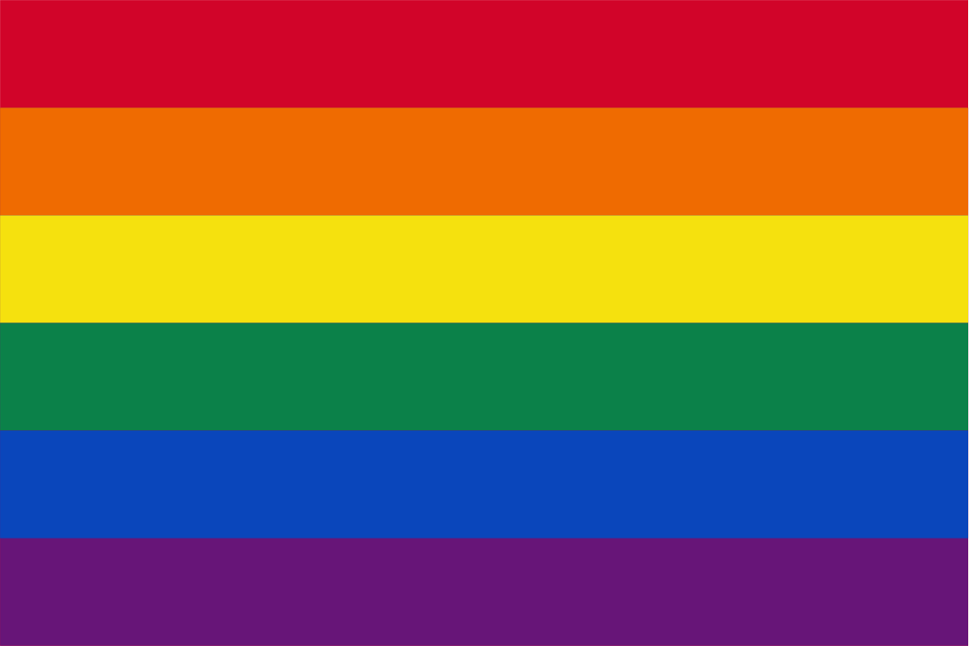 Rainbow Pride Handwaver Flag