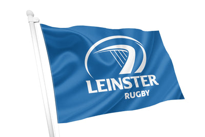 Leinster Rugby Crested Flag