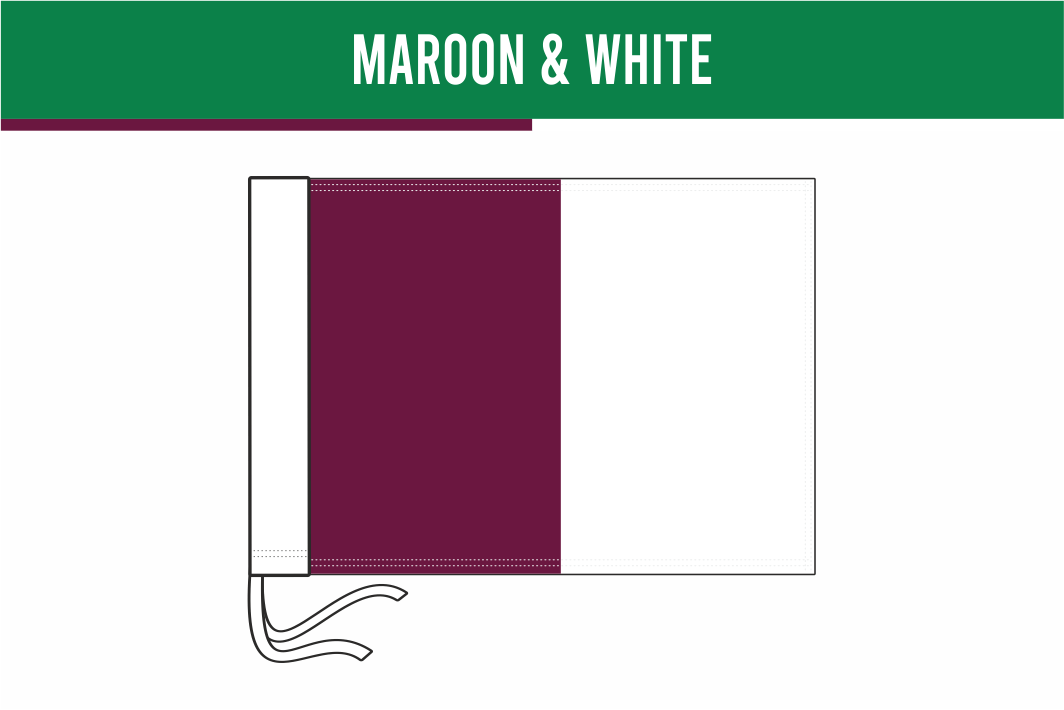 Plain & Colour Combination Corner & Pitch Side Flags