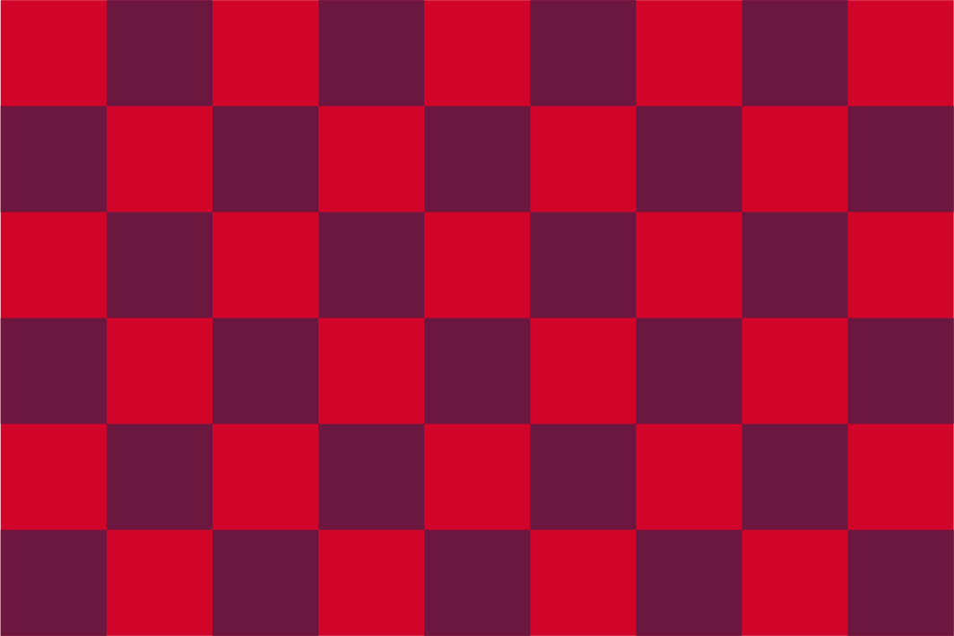 Maroon & Red Chequered Flag