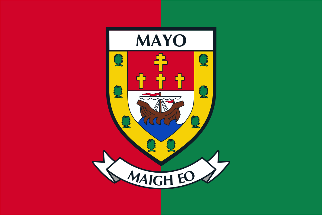 Bandeira do brasão do condado de Mayo