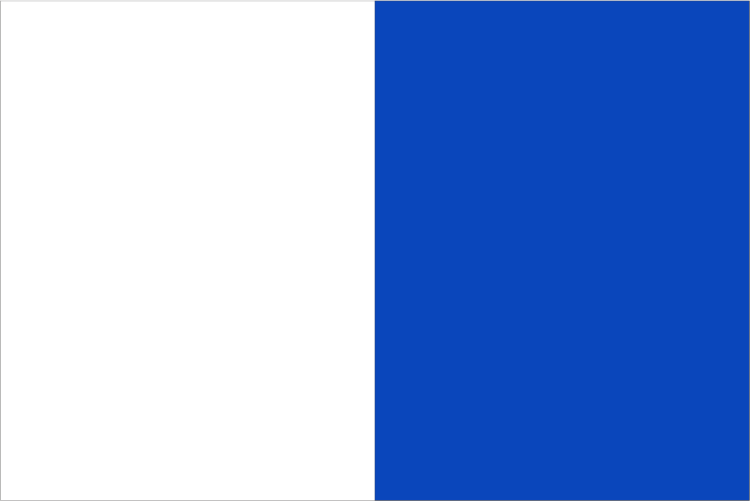 Bandeira de cor branca e azul