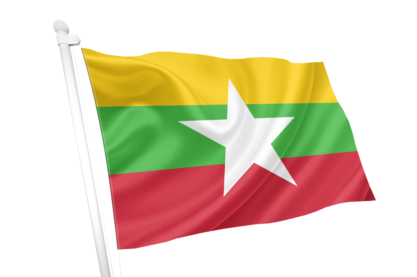 Myanmar(Burma) Flag