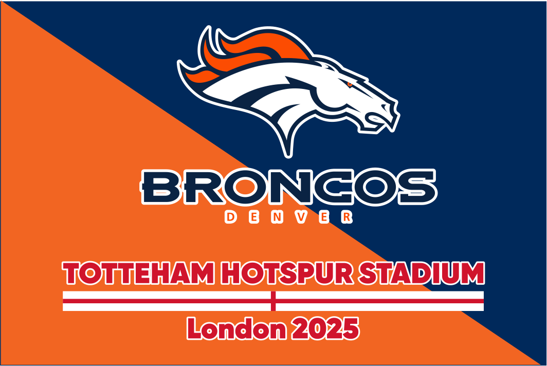 Denver Broncos London Game Flag