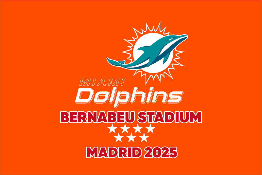 Miami Dolphins Madrid Game Flag