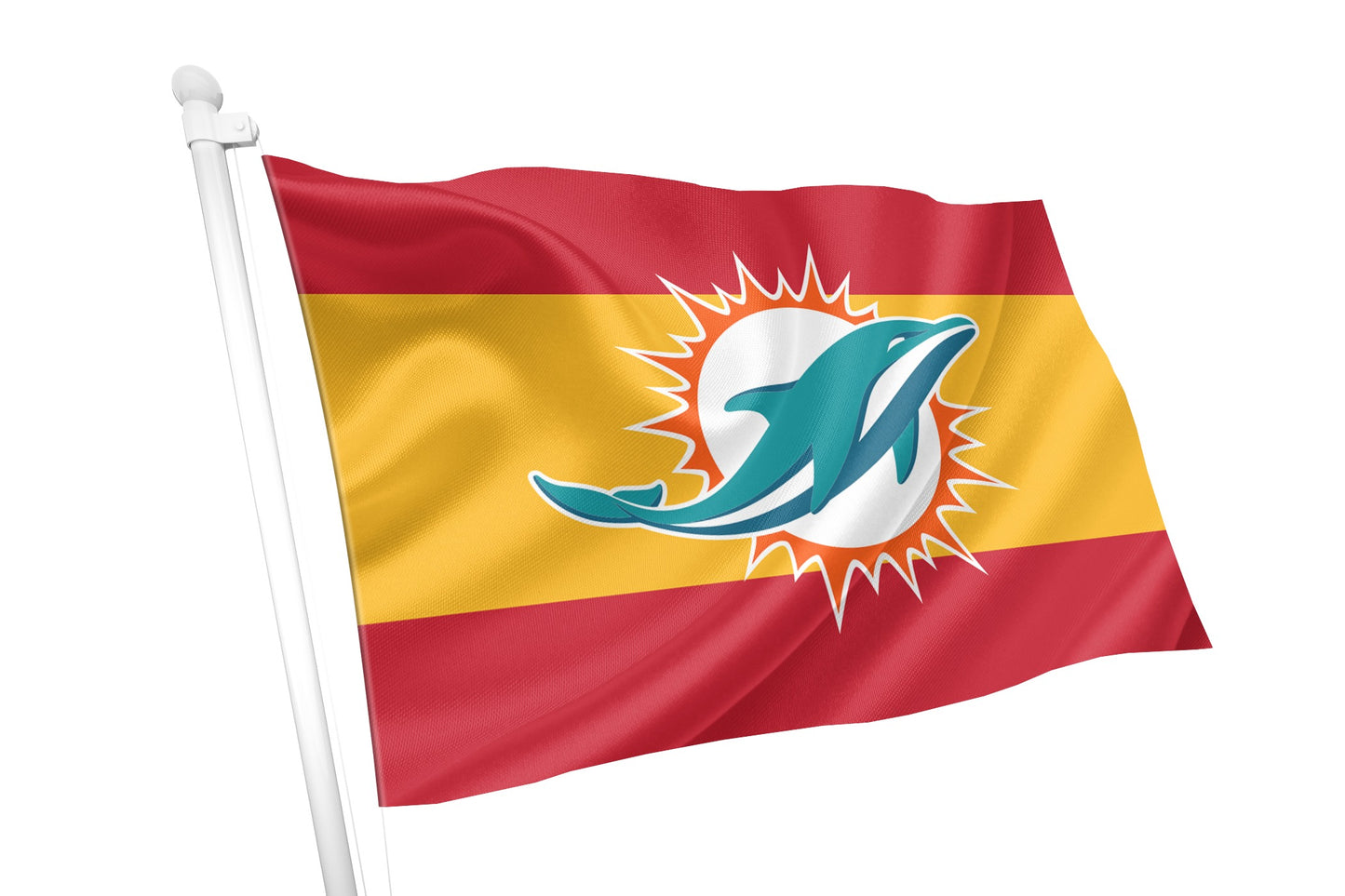 Miami Dolphins Spain Flag