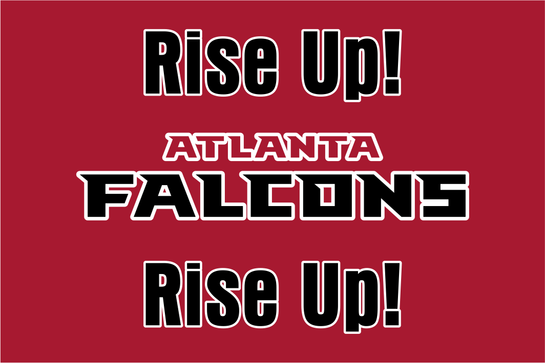 Atlanta Falcons Chant Flag