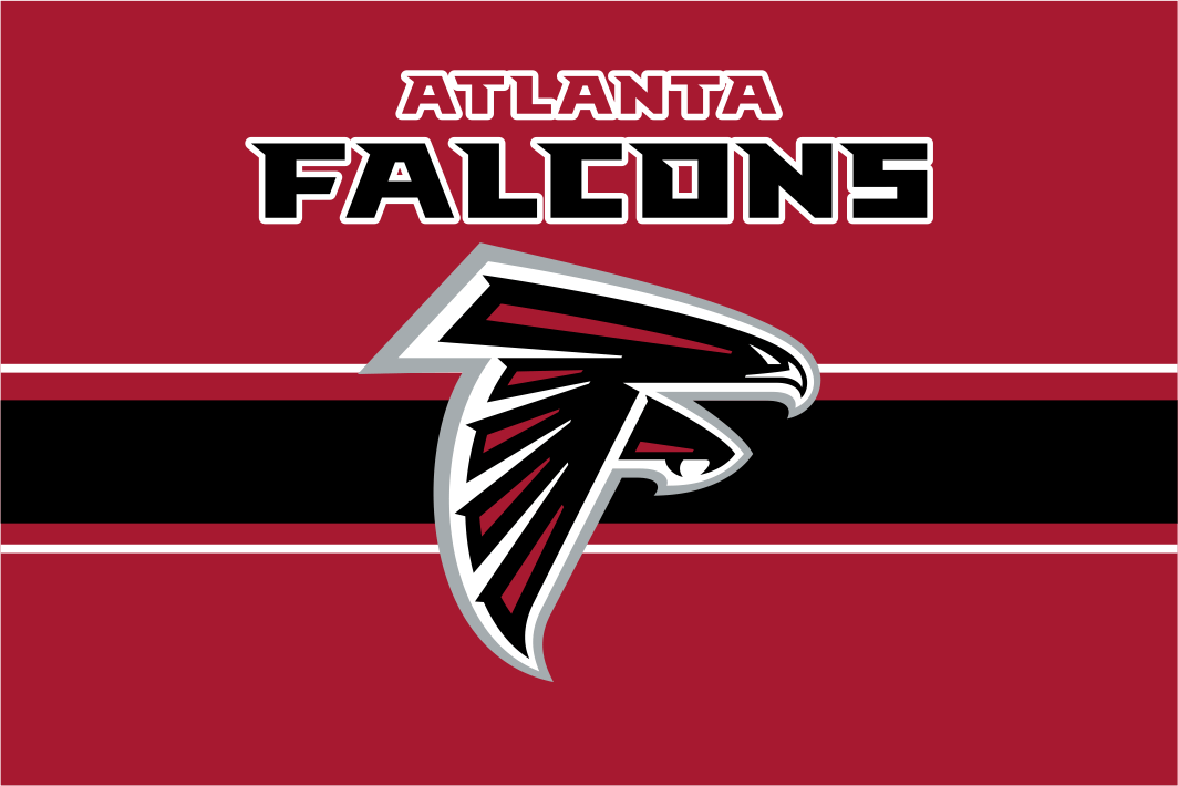Atlanta Falcons Stripe Flag