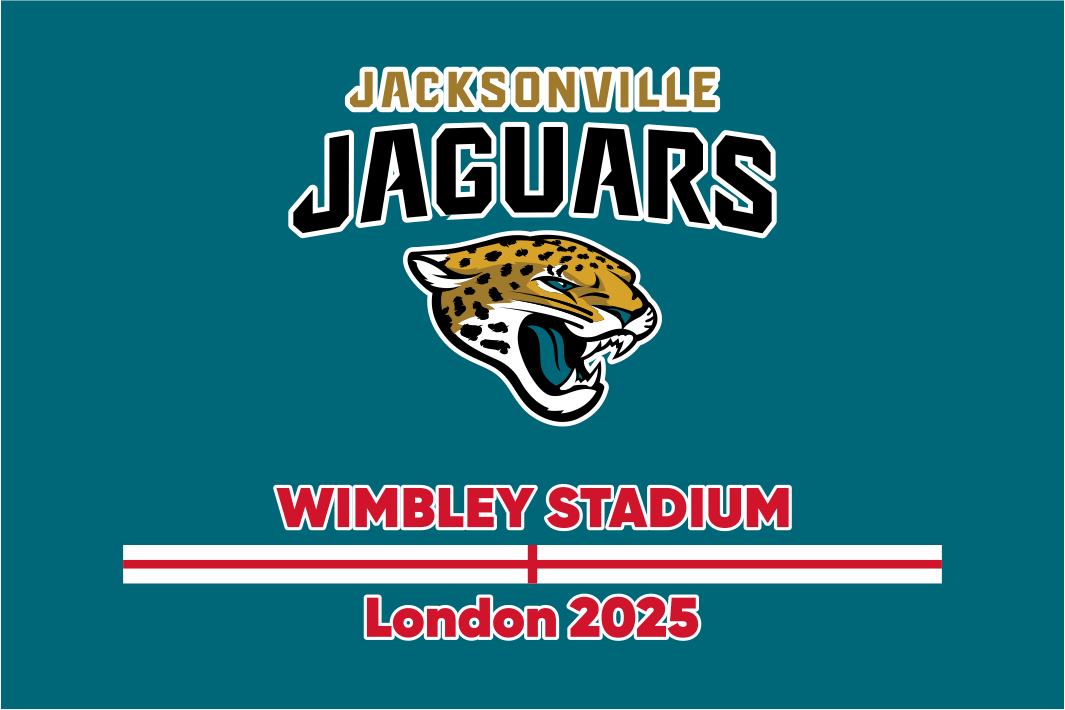 Jacksonville Jaguars London Game Flag