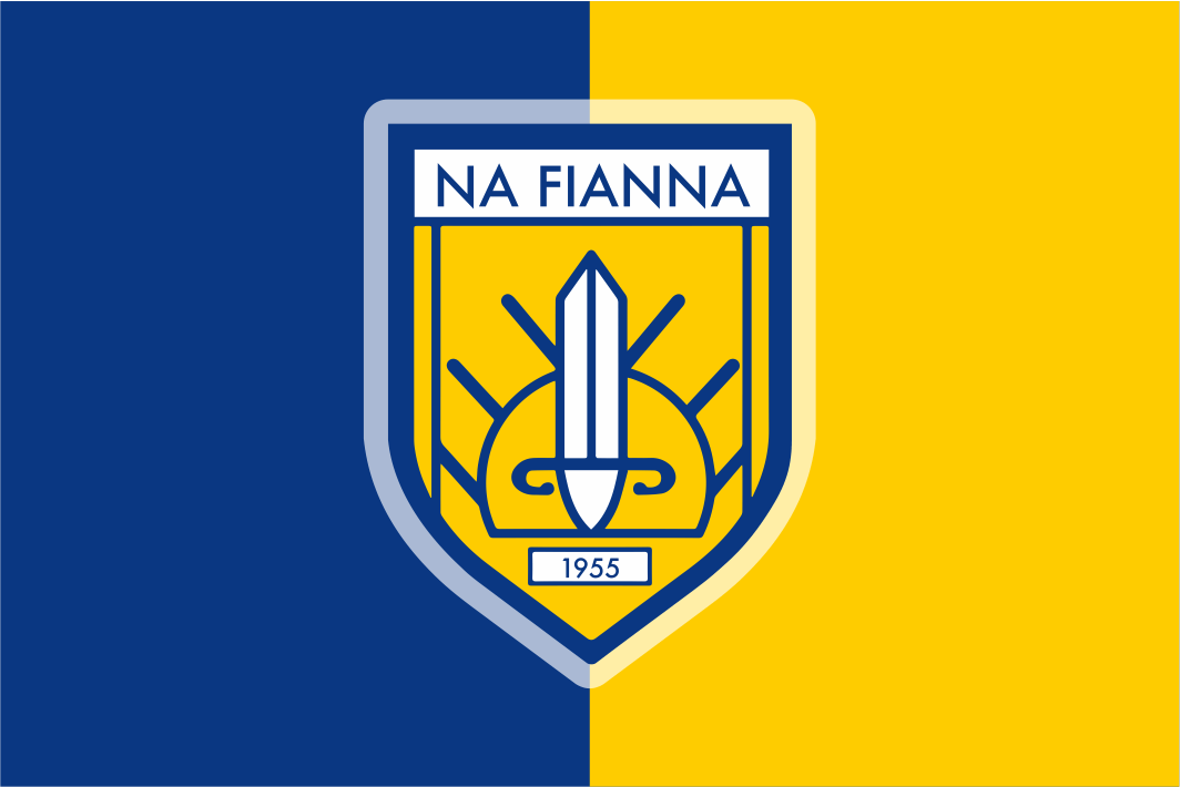 Na Fianna CLG Crested Handwaver Flag