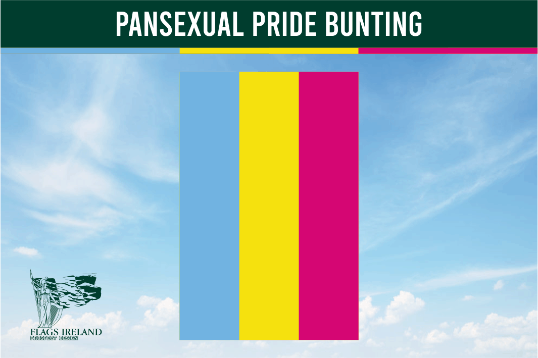 Pansexual Pride Flag Bunting